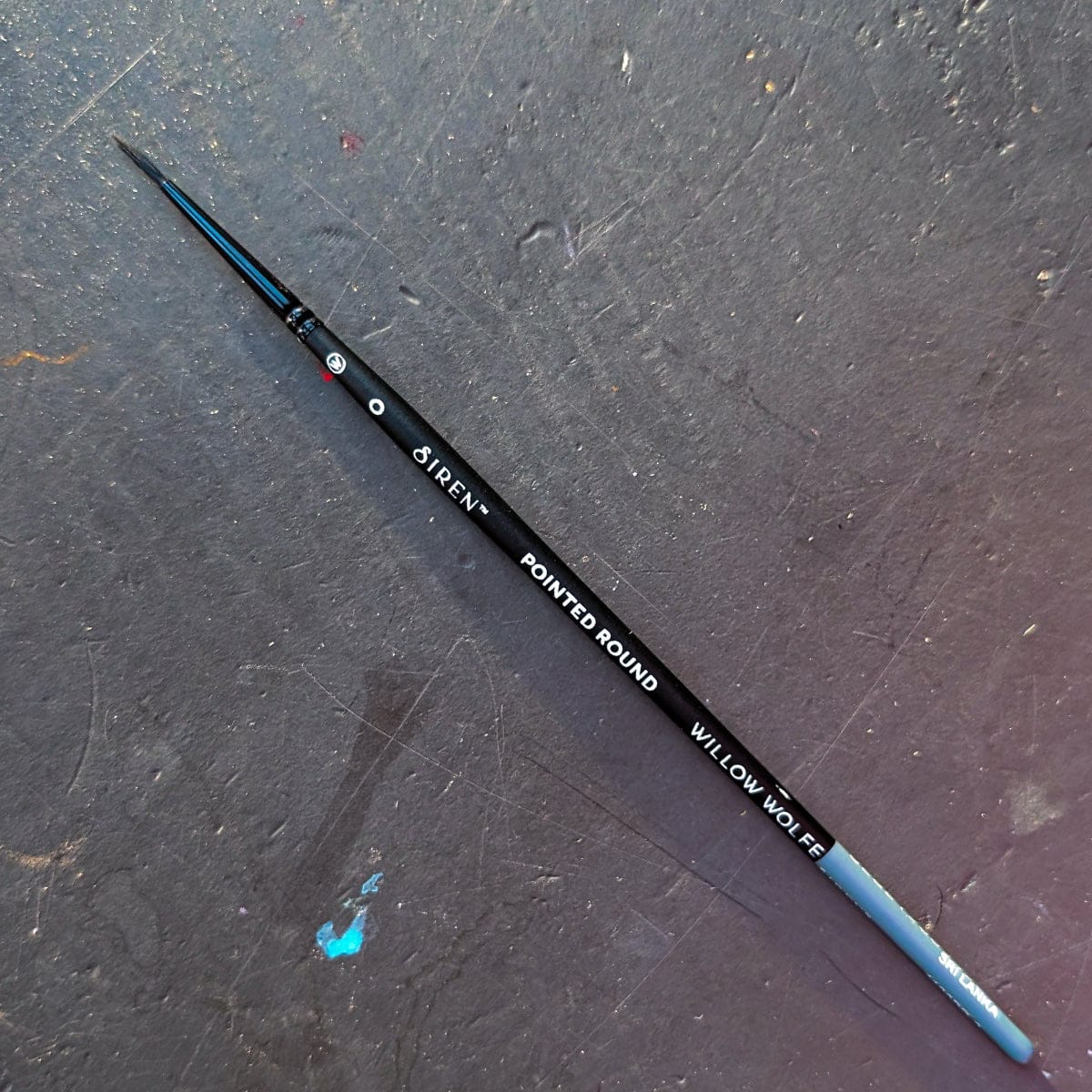 Willow Wolfe Synthetic Brush #0 Willow Wolfe - Siren Artist Brushes - Series 1100 - Pointed Rounds