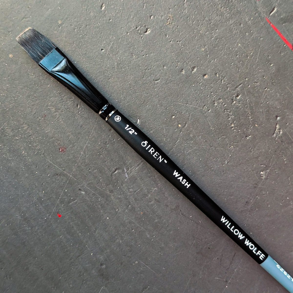 Willow Wolfe Synthetic Brush 1/2" Willow Wolfe - Siren Artist Brushes - Series 1100 - Washes