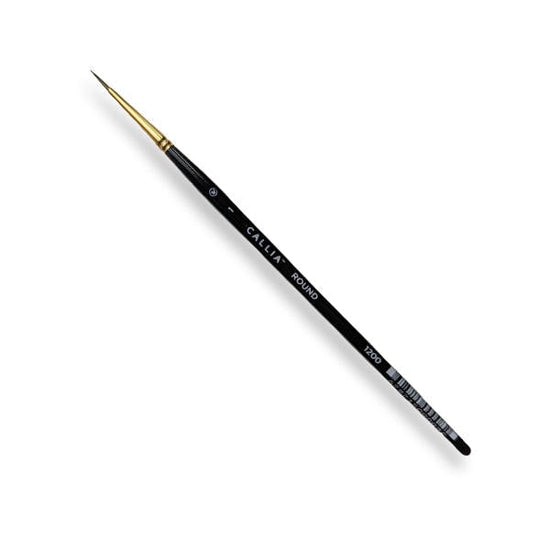 Willow Wolfe Synthetic Brush #1 Willow Wolfe - Callia Artist Brushes - Series 1200 - Rounds