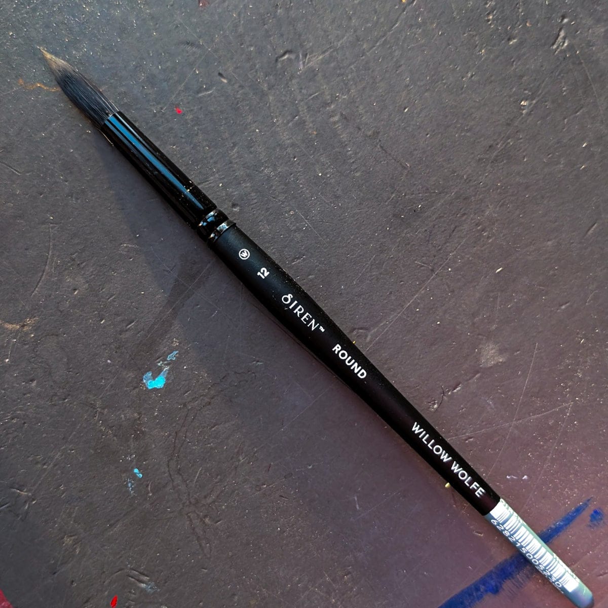 Willow Wolfe Synthetic Brush #12 Willow Wolfe - Siren Artist Brushes - Series 1100 - Rounds