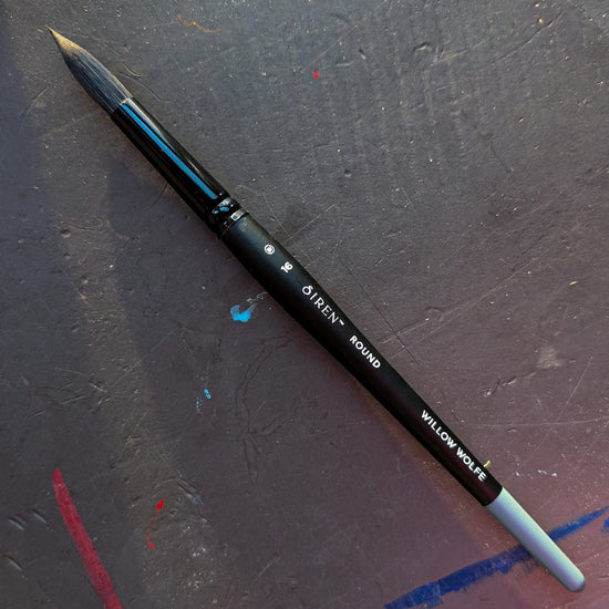 Willow Wolfe Synthetic Brush #16 Willow Wolfe - Siren Artist Brushes - Series 1100 - Rounds