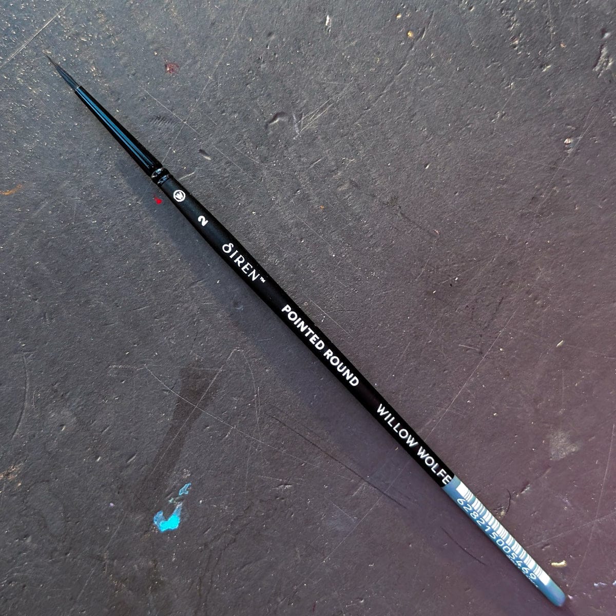 Willow Wolfe Synthetic Brush #2 Willow Wolfe - Siren Artist Brushes - Series 1100 - Pointed Rounds