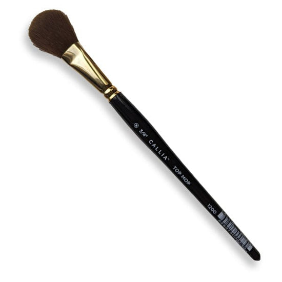 Willow Wolfe Synthetic Brush 3/4" Willow Wolfe - Callia Artist Brushes - Series 1200 - Top Mop