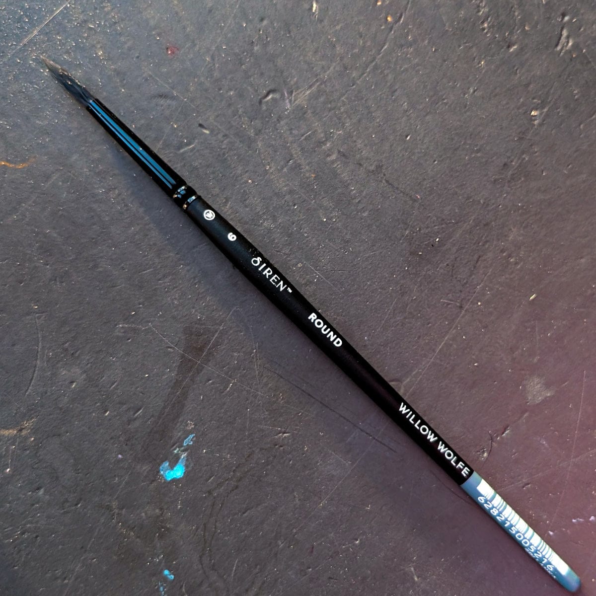 Willow Wolfe Synthetic Brush #6 Willow Wolfe - Siren Artist Brushes - Series 1100 - Rounds