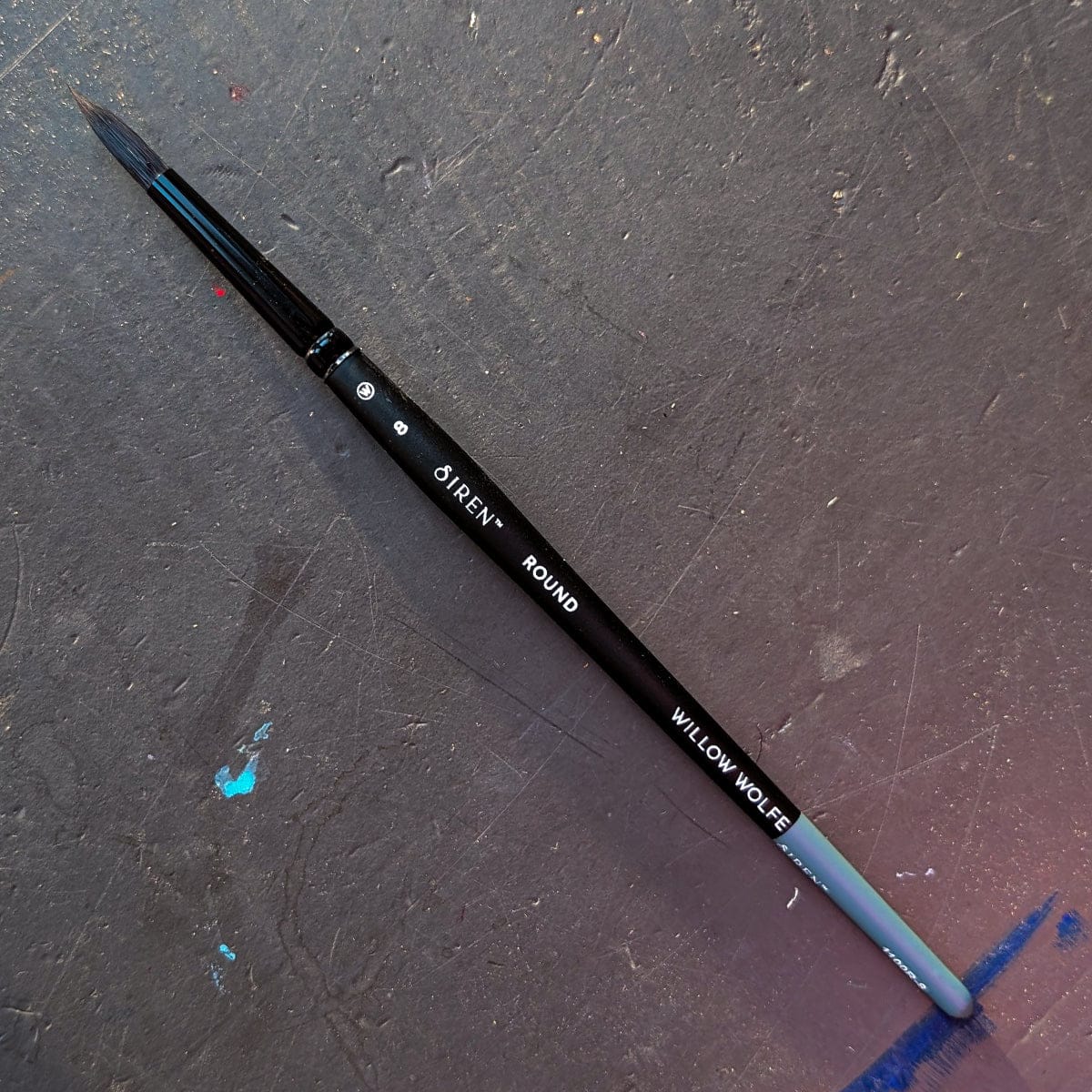 Willow Wolfe Synthetic Brush #8 Willow Wolfe - Siren Artist Brushes - Series 1100 - Rounds