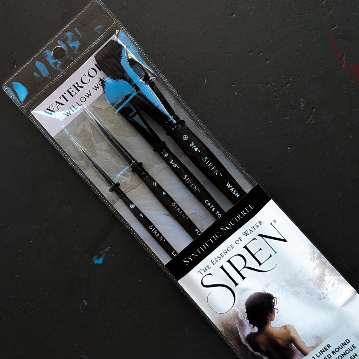 Willow Wolfe Synthetic Brush Set Willow Wolfe - Siren Artist Brushes - Essentials Selection - 4 Brush Set