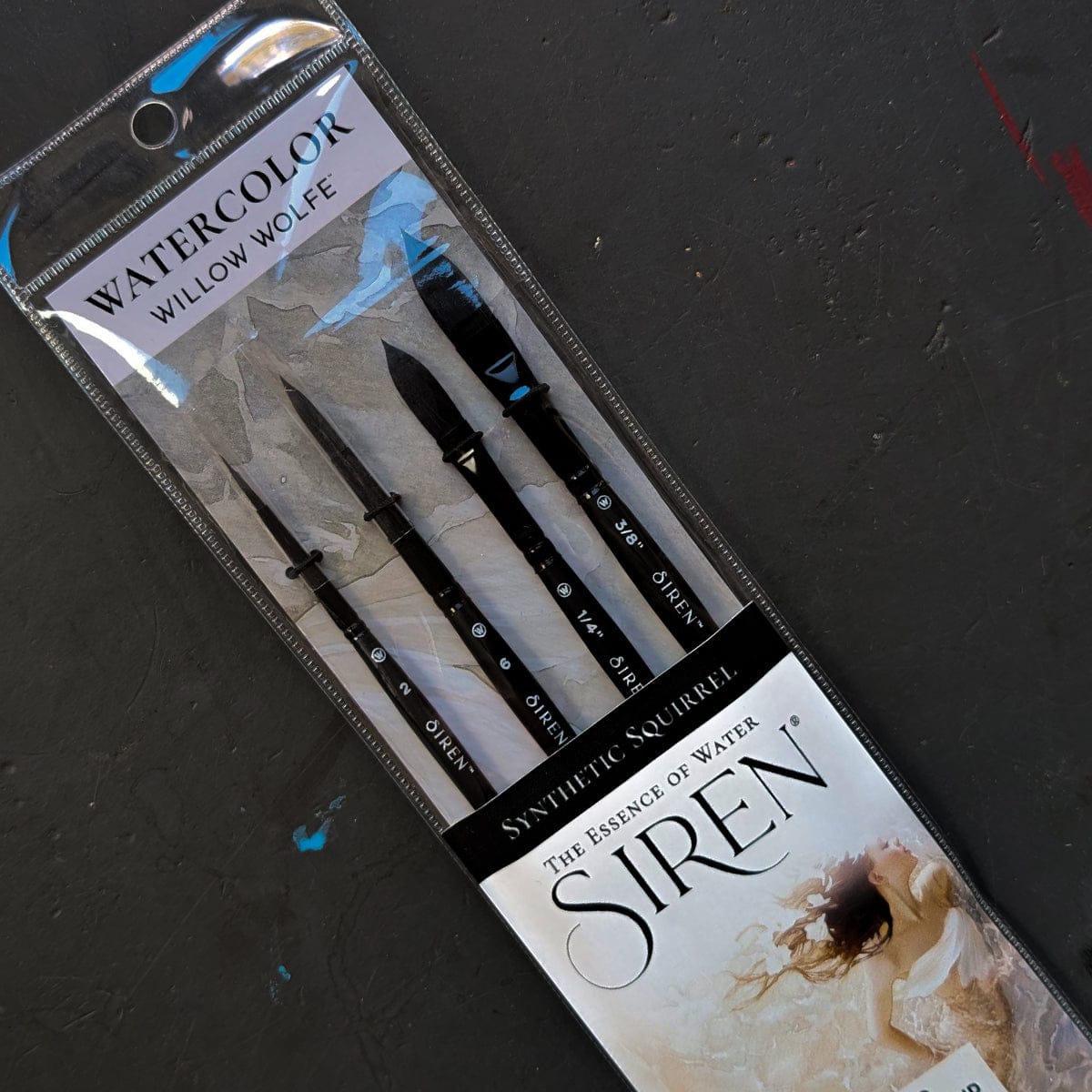 Willow Wolfe Synthetic Brush Set Willow Wolfe - Siren Artist Brushes - Floral Selection - 4 Brush Set