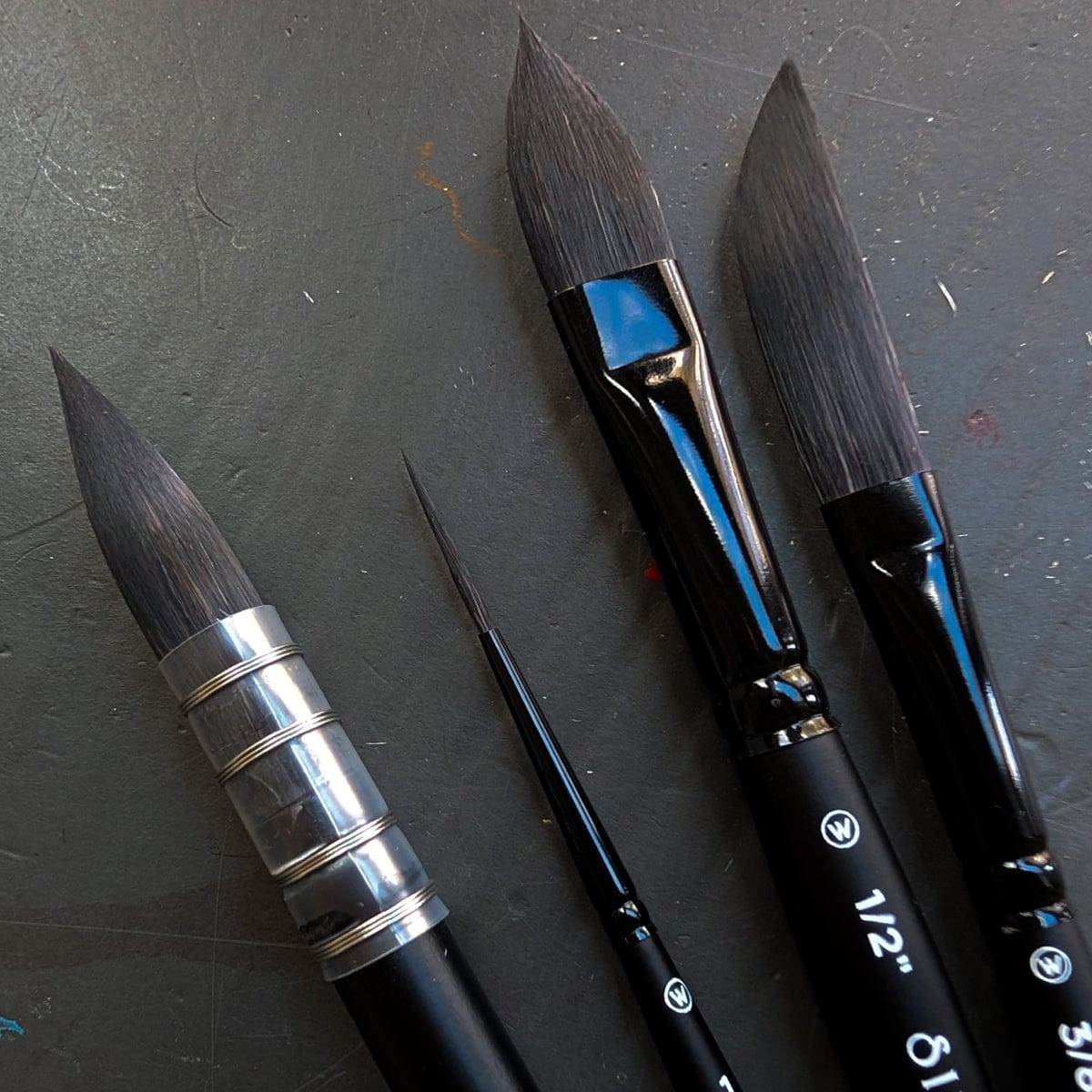 Willow Wolfe Synthetic Brush Set Willow Wolfe - Siren Artist Brushes - Specialty Selection - 4 Brush Set