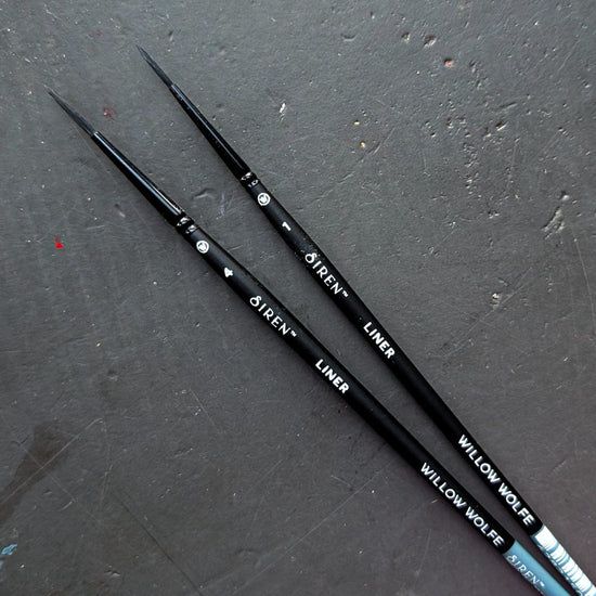 Willow Wolfe Synthetic Brush Willow Wolfe - Siren Artist Brushes - Series 1100 - Liners