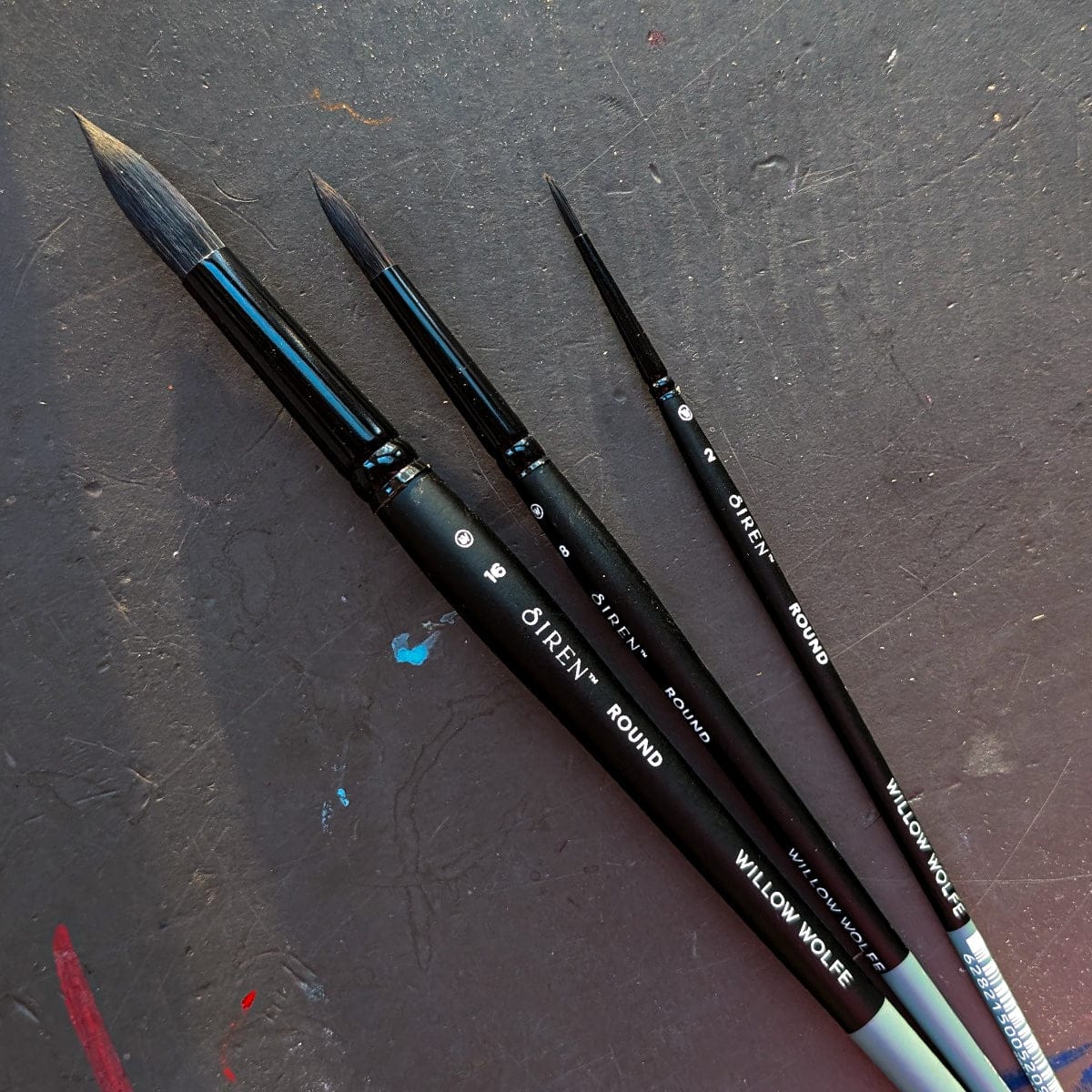 Willow Wolfe Synthetic Brush Willow Wolfe - Siren Artist Brushes - Series 1100 - Rounds