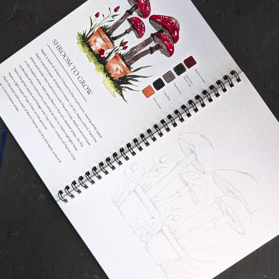 Willow Wolfe Trade Book Willow Wolfe - Watercolor Painting Workbook - Fall into Color