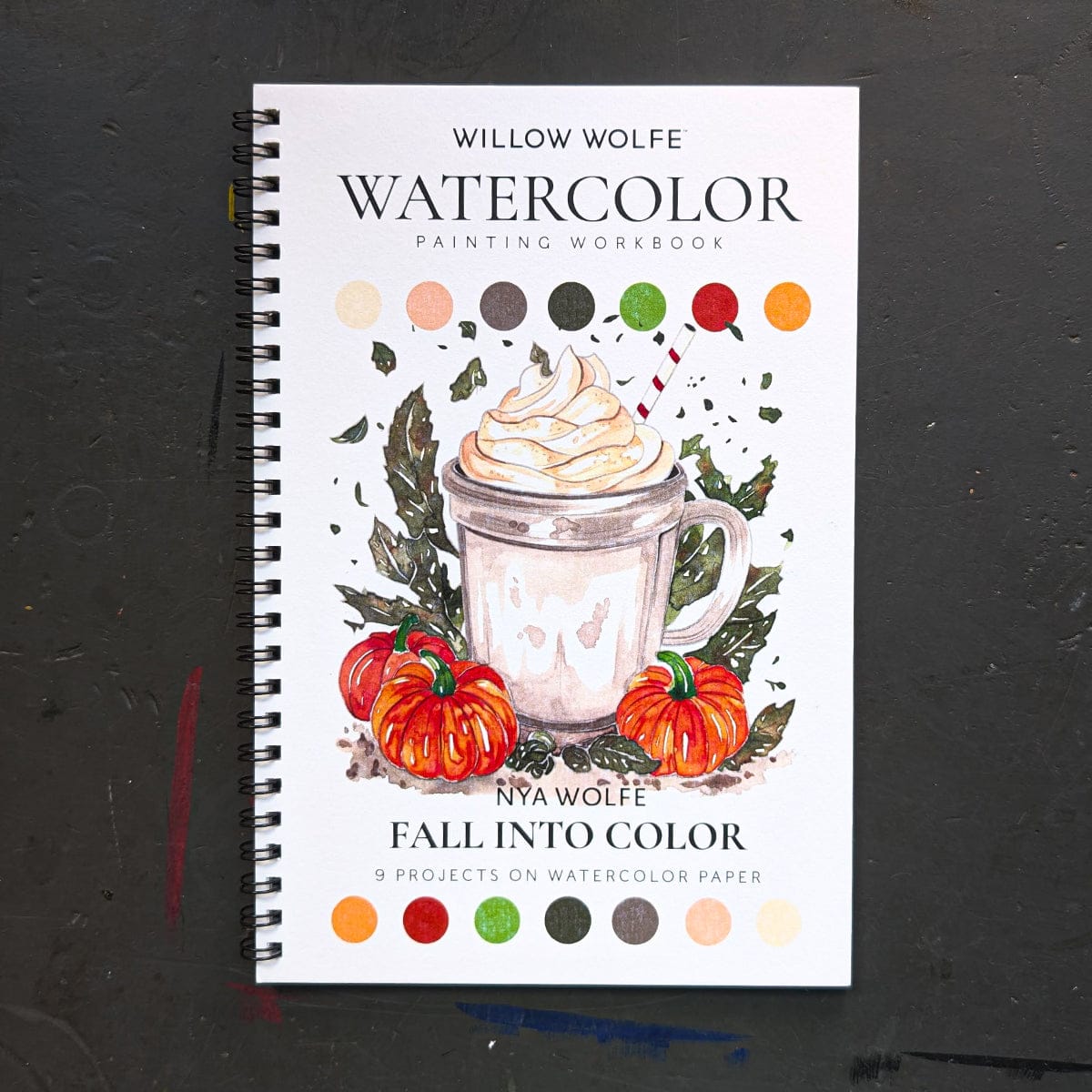 Willow Wolfe Trade Book Willow Wolfe - Watercolor Painting Workbook - Fall into Color
