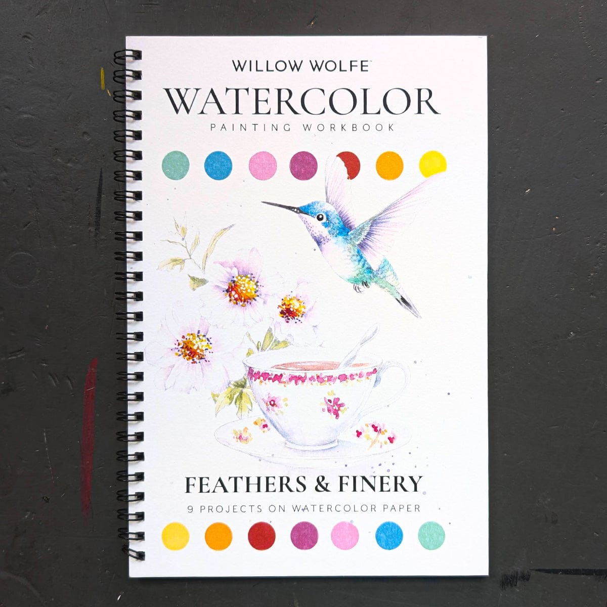 Willow Wolfe Trade Book Willow Wolfe - Watercolor Painting Workbook - Feathers & Finery