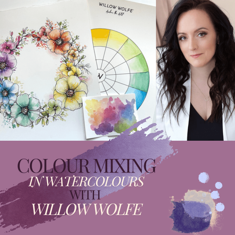 Colour Mixing in Watercolour with Willow Wolfe