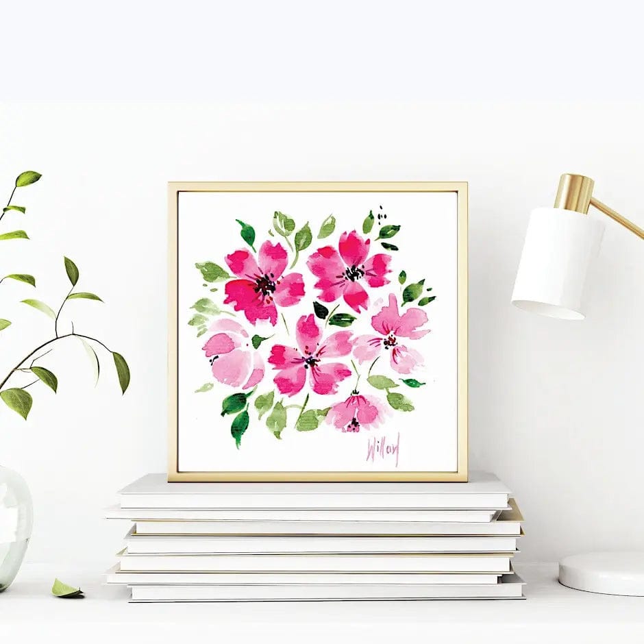 Modern Watercolour Blooms with Willow Wolfe