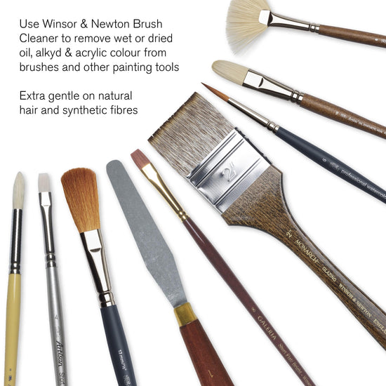 Winsor & Newton Brush Cleaner Winsor & Newton - Brush Cleaner & Restorer - 1060mL Bottle - Item #3254895