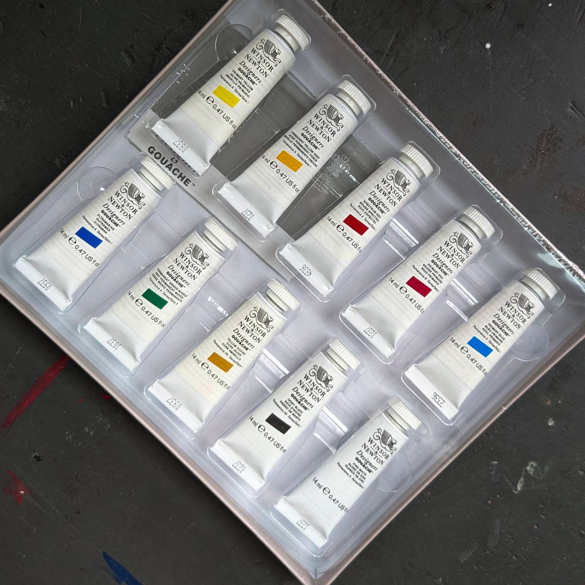 Winsor & Newton Designer Gouache Set Winsor & Newton - Designers Gouache - Introductory Set - 10 Colours in 14mL Tubes