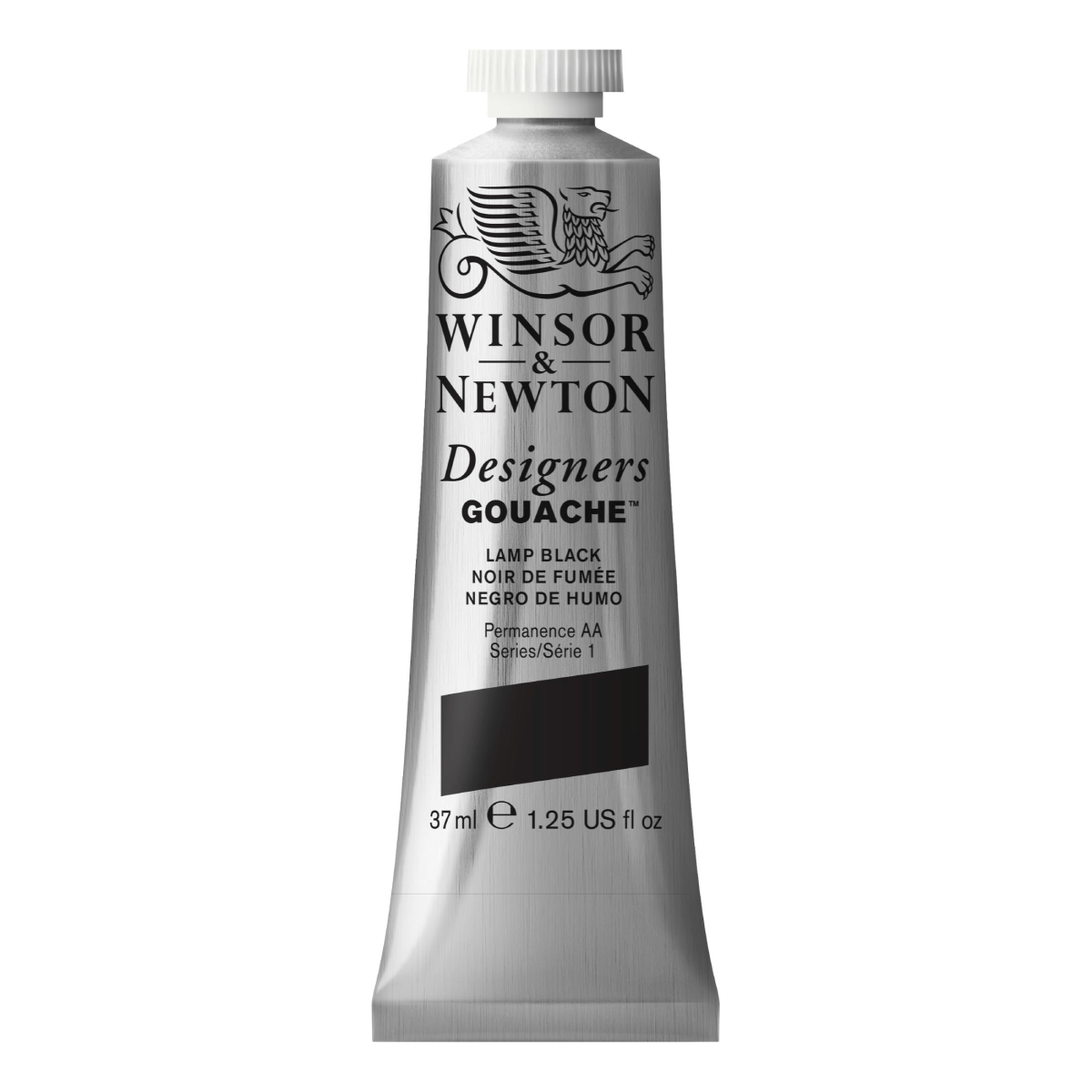 Winsor & Newton Designer Gouache Winsor & Newton - Designers Gouache - 37mL Tube - Series 1 - Lamp Black