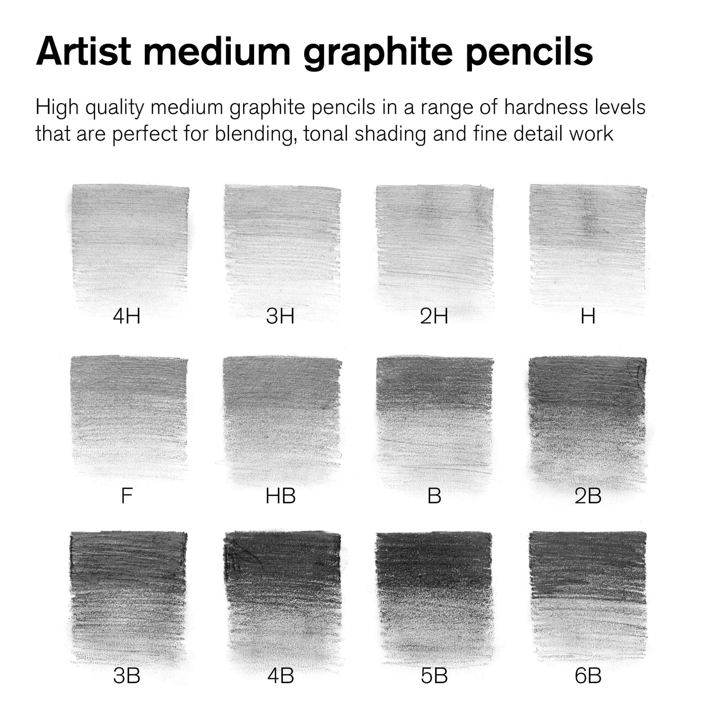 Winsor & Newton Graphite Pencil Set Winsor & Newton - Graphite Pencils - Set of 12 - Item #0490008