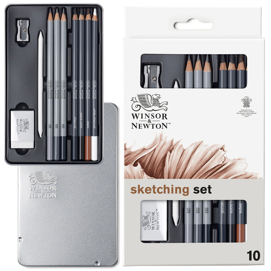 Winsor & Newton Graphite Pencil Set Winsor & Newton - Sketching Pencils - Set of 10 - Item #0490010
