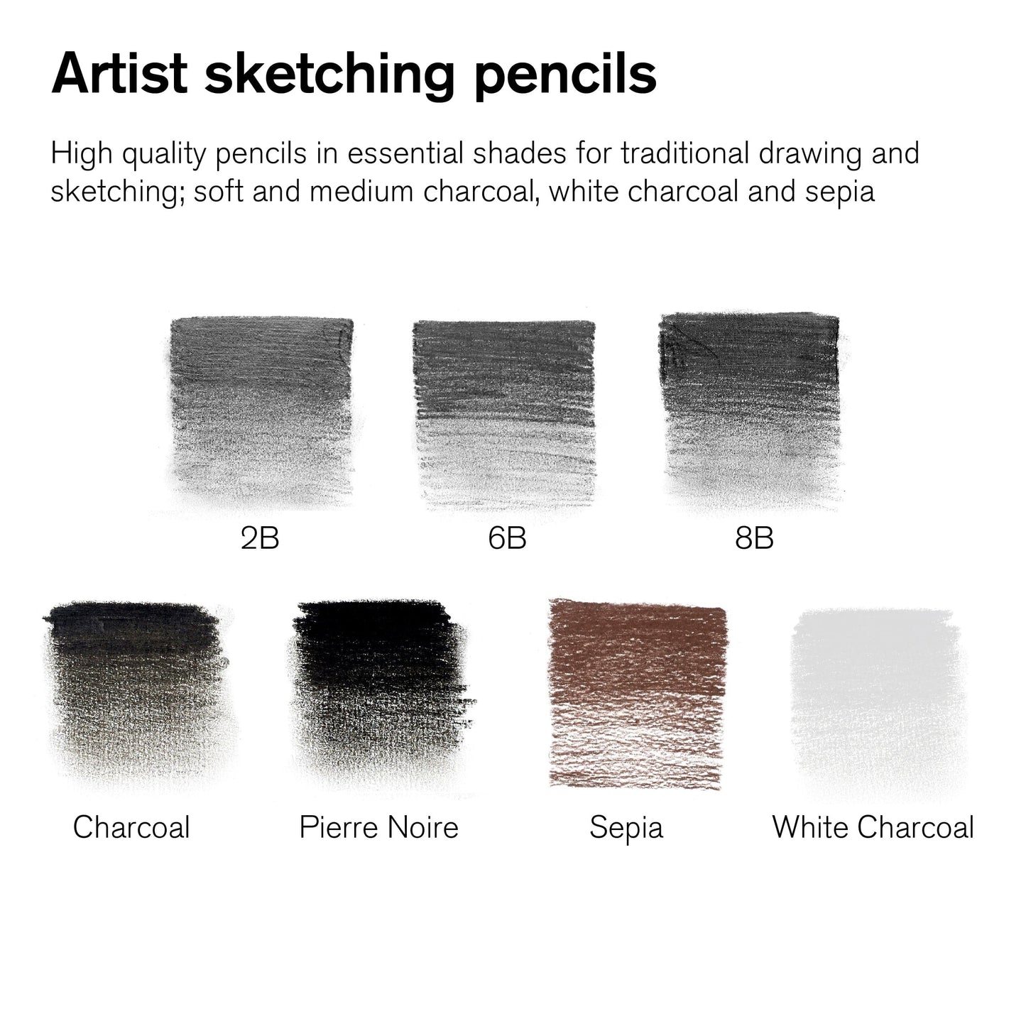 Winsor & Newton Graphite Pencil Set Winsor & Newton - Sketching Pencils - Set of 10 - Item #0490010