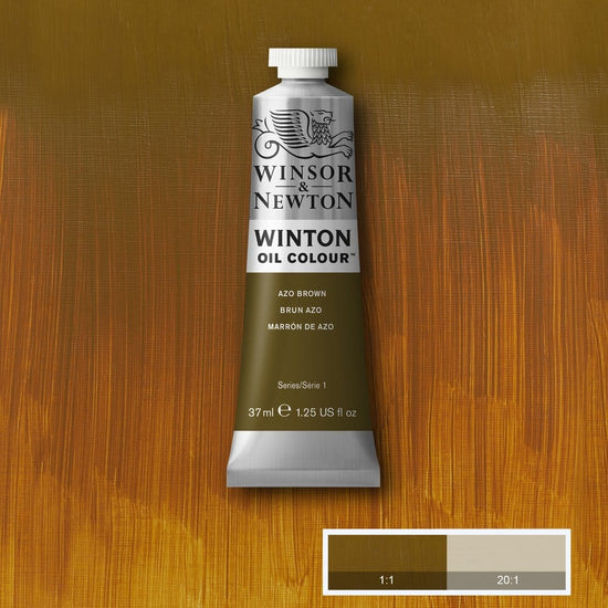 Winsor & Newton Oil Colour AZO BROWN Winsor & Newton - Winton Oil Colour - 37mL Tubes - Series 1