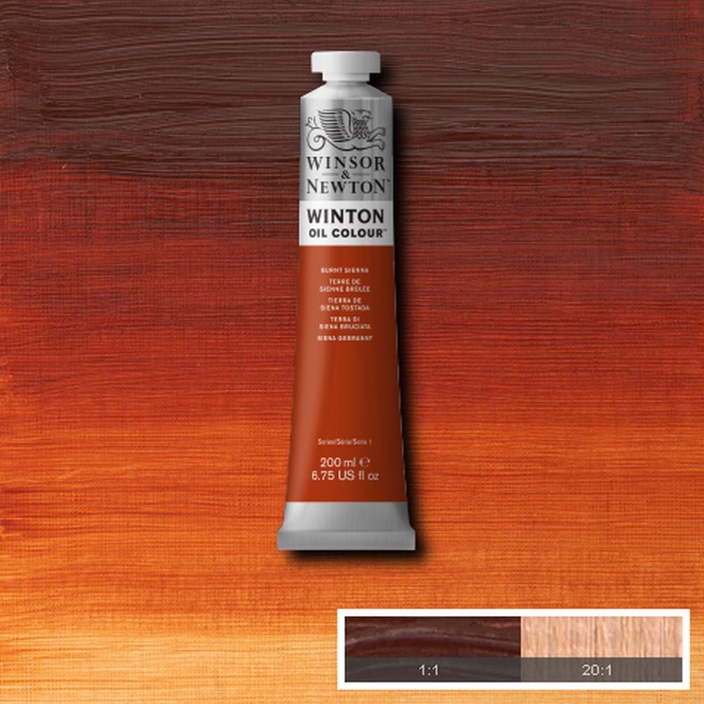 Load image into Gallery viewer, Winsor &amp;amp; Newton Oil Colour BURNT SIENNA Winsor &amp;amp; Newton - Winton Oil Colour - 200mL Tubes - Series 1

