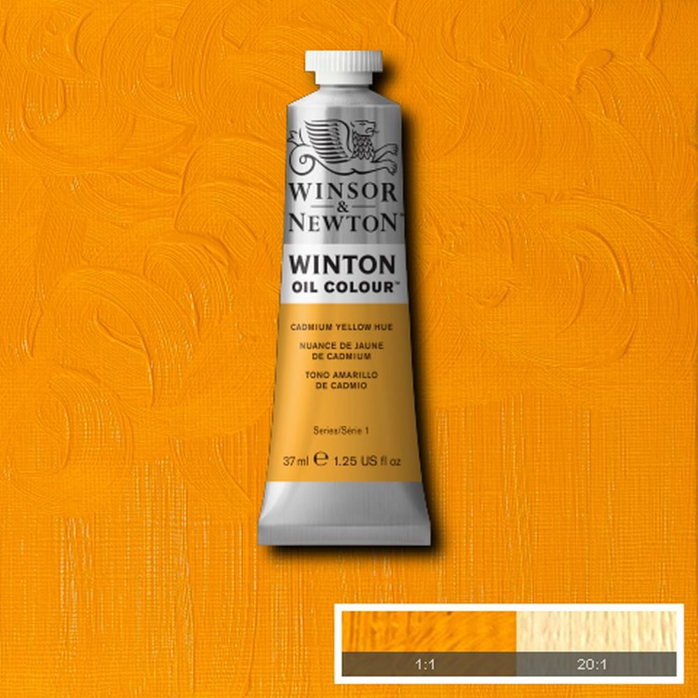 Winsor & Newton Oil Colour CADMIUM YELLOW HUE Winsor & Newton - Winton Oil Colour - 37mL Tubes - Series 1