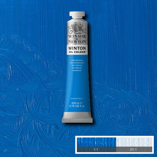 Winsor & Newton Oil Colour Cerulean Blue Winsor & Newton - Winton Oil Colour - 200mL Tubes - Series 2