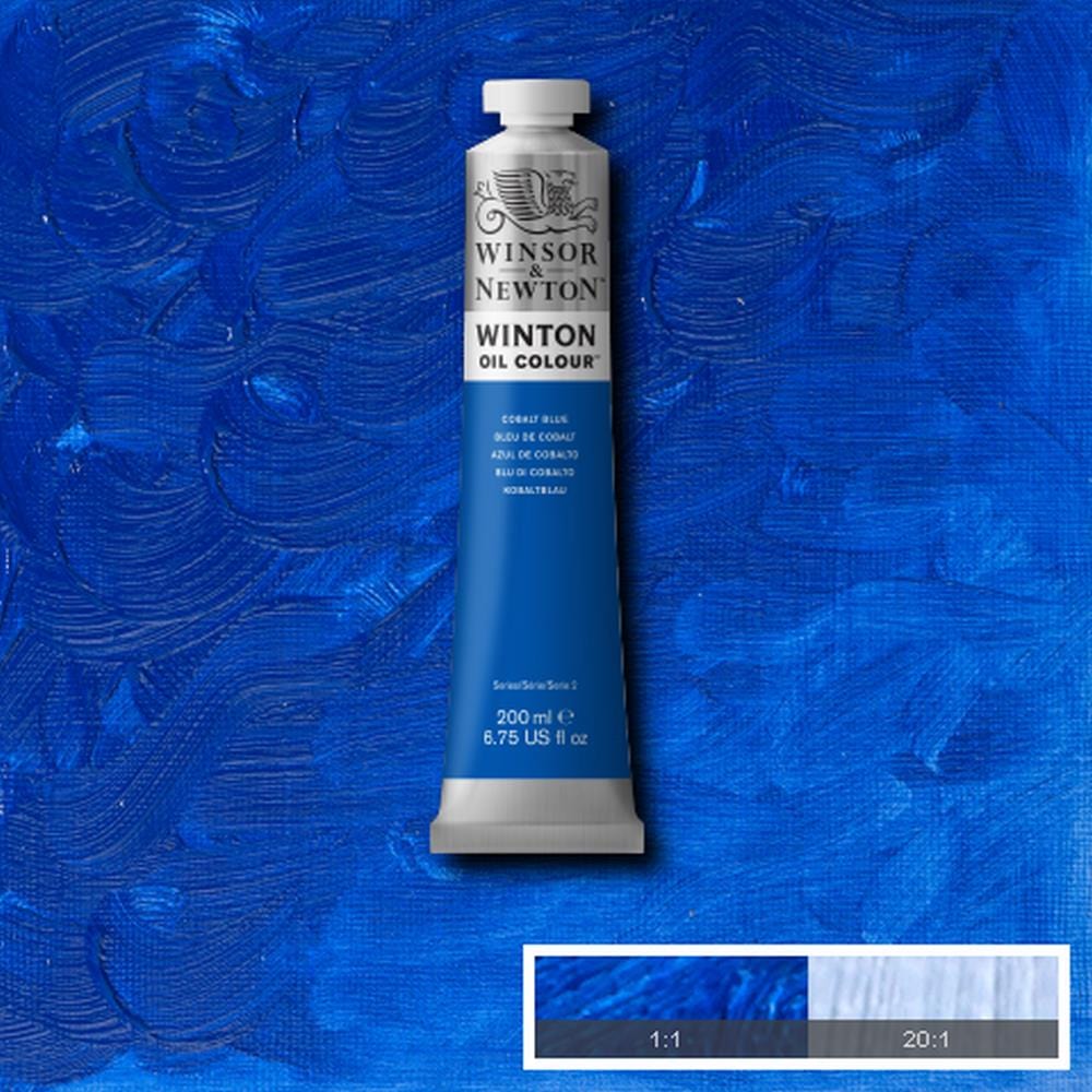 Winsor & Newton Oil Colour Cobalt Blue Winsor & Newton - Winton Oil Colour - 200mL Tubes - Series 2