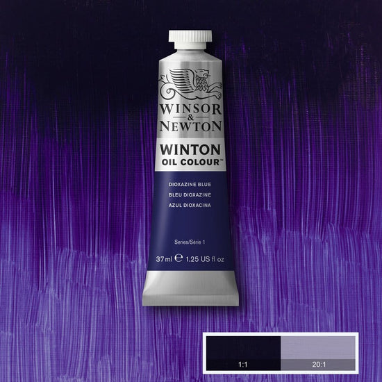 Winsor & Newton Oil Colour DIOXAZINE BLUE Winsor & Newton - Winton Oil Colour - 37mL Tubes - Series 1