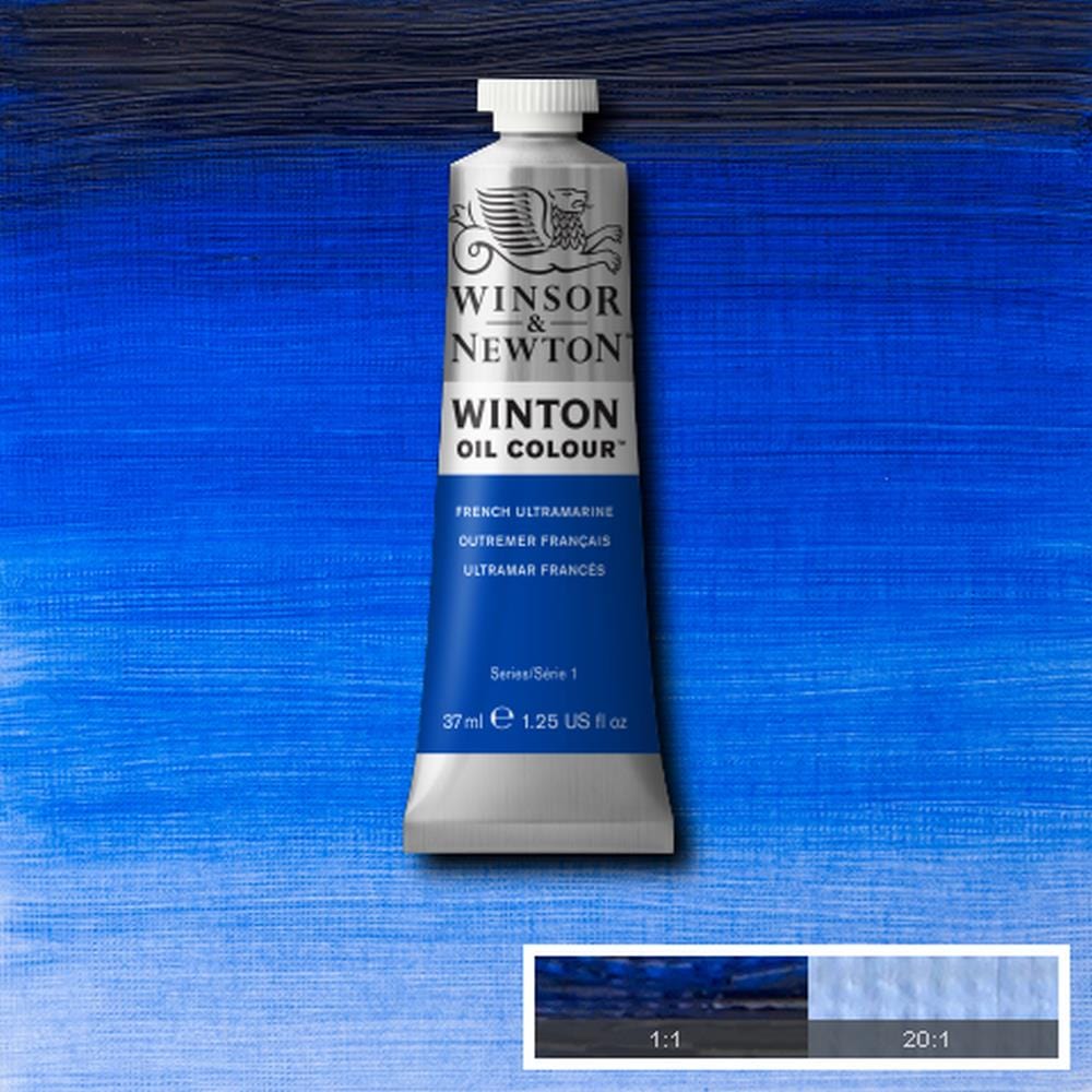 Load image into Gallery viewer, Winsor &amp;amp; Newton Oil Colour FRENCH ULTRAMARINE Winsor &amp;amp; Newton - Winton Oil Colour - 37mL Tubes - Series 1
