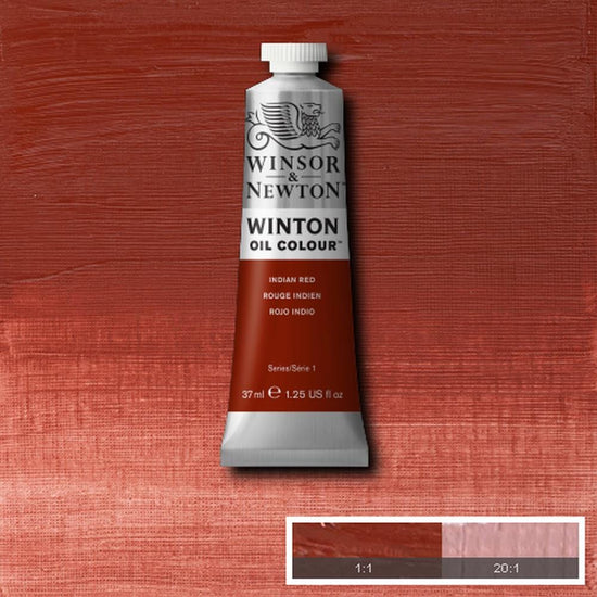 Winsor & Newton Oil Colour INDIAN RED Winsor & Newton - Winton Oil Colour - 37mL Tubes - Series 1