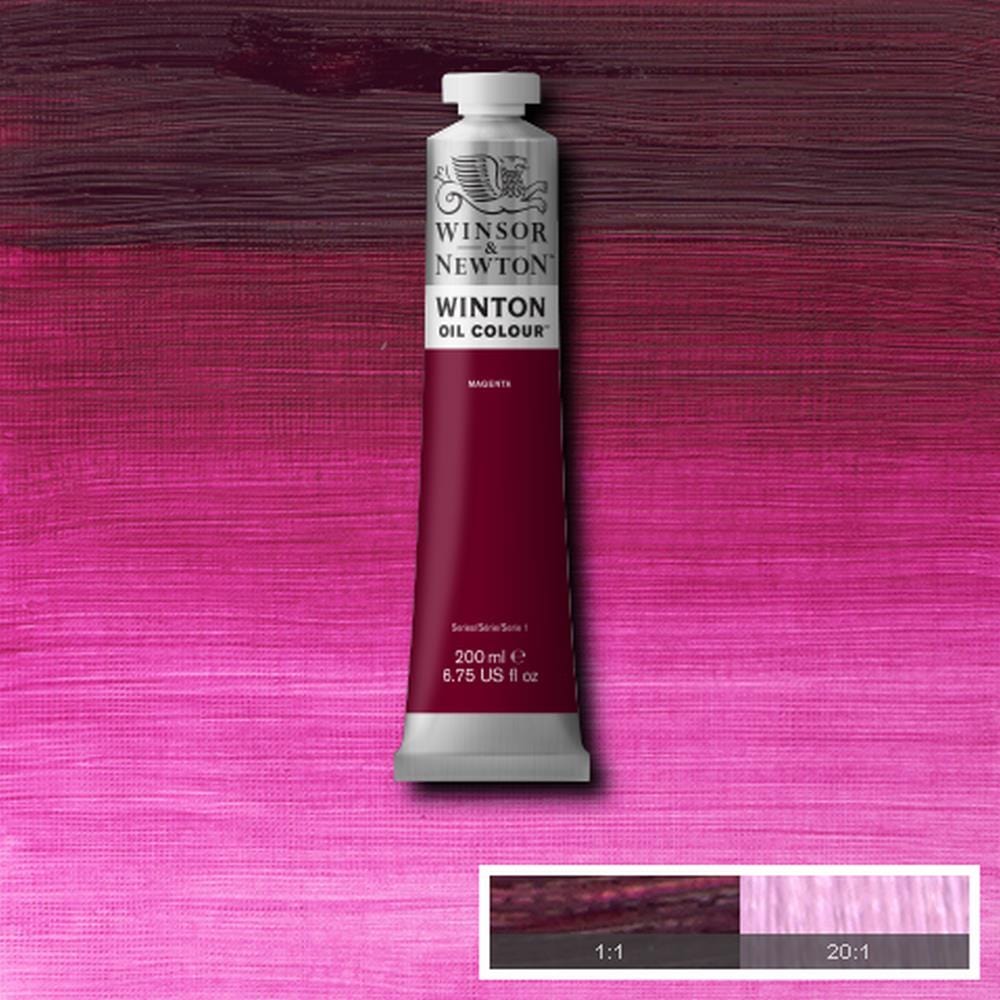 Load image into Gallery viewer, Winsor &amp;amp; Newton Oil Colour MAGENTA Winsor &amp;amp; Newton - Winton Oil Colour - 200mL Tubes - Series 1

