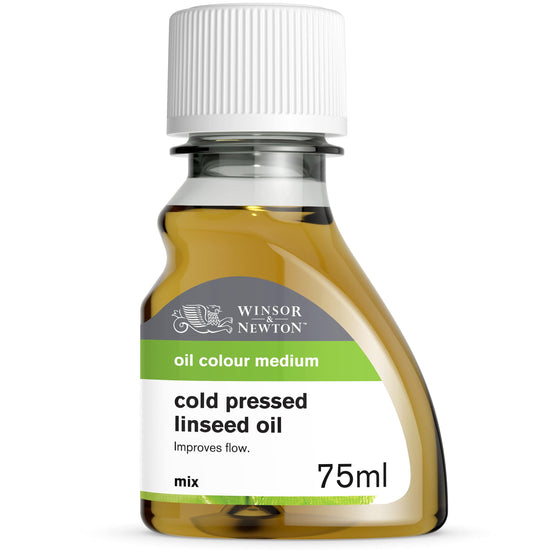 Winsor & Newton Oil Colour Medium Winsor & Newton - Cold Pressed Linseed Oil - 75mL Bottle - Item #2721747
