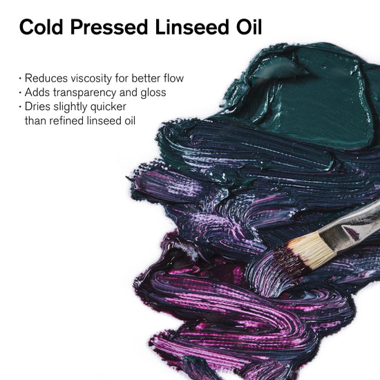 Winsor & Newton Oil Colour Medium Winsor & Newton - Cold Pressed Linseed Oil - 75mL Bottle - Item #2721747