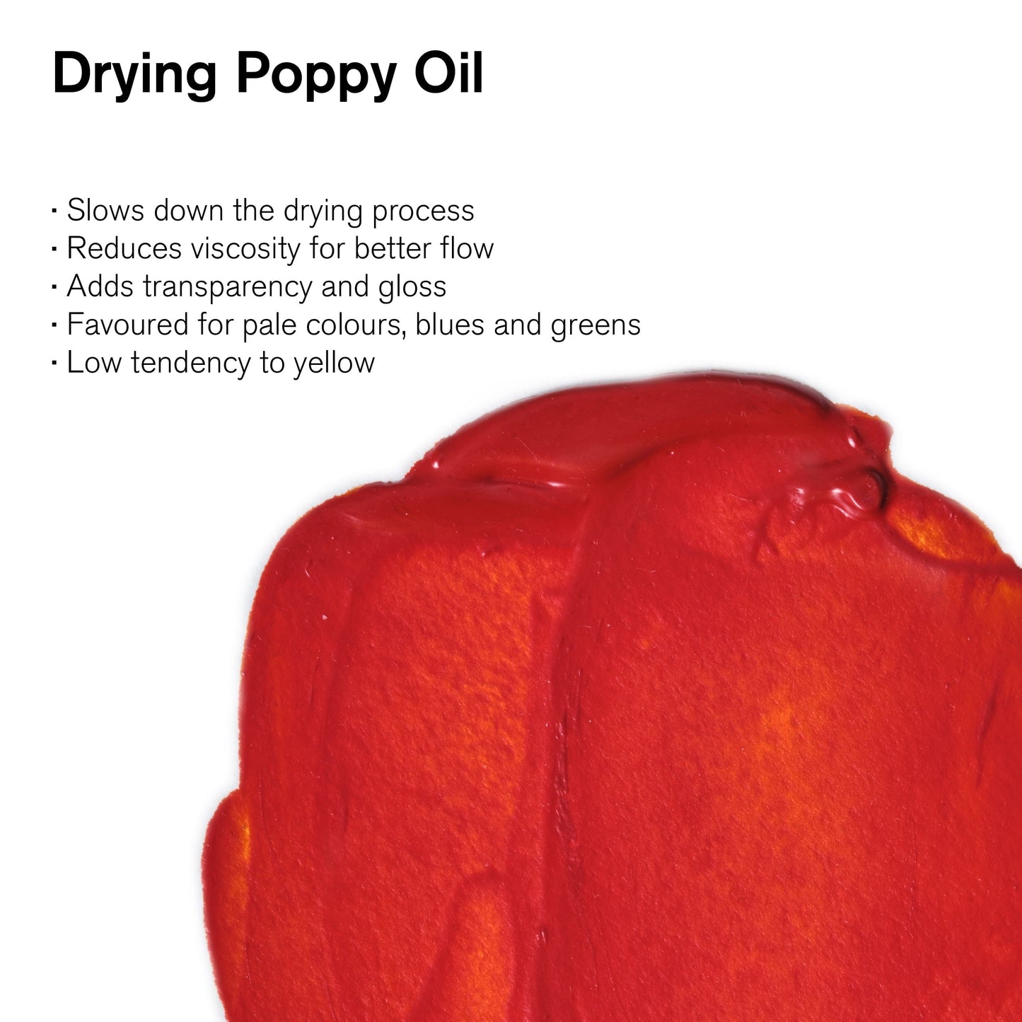 Winsor & Newton Oil Colour Medium Winsor & Newton - Drying Poppy Oil - 75mL Bottle - Item #2721743