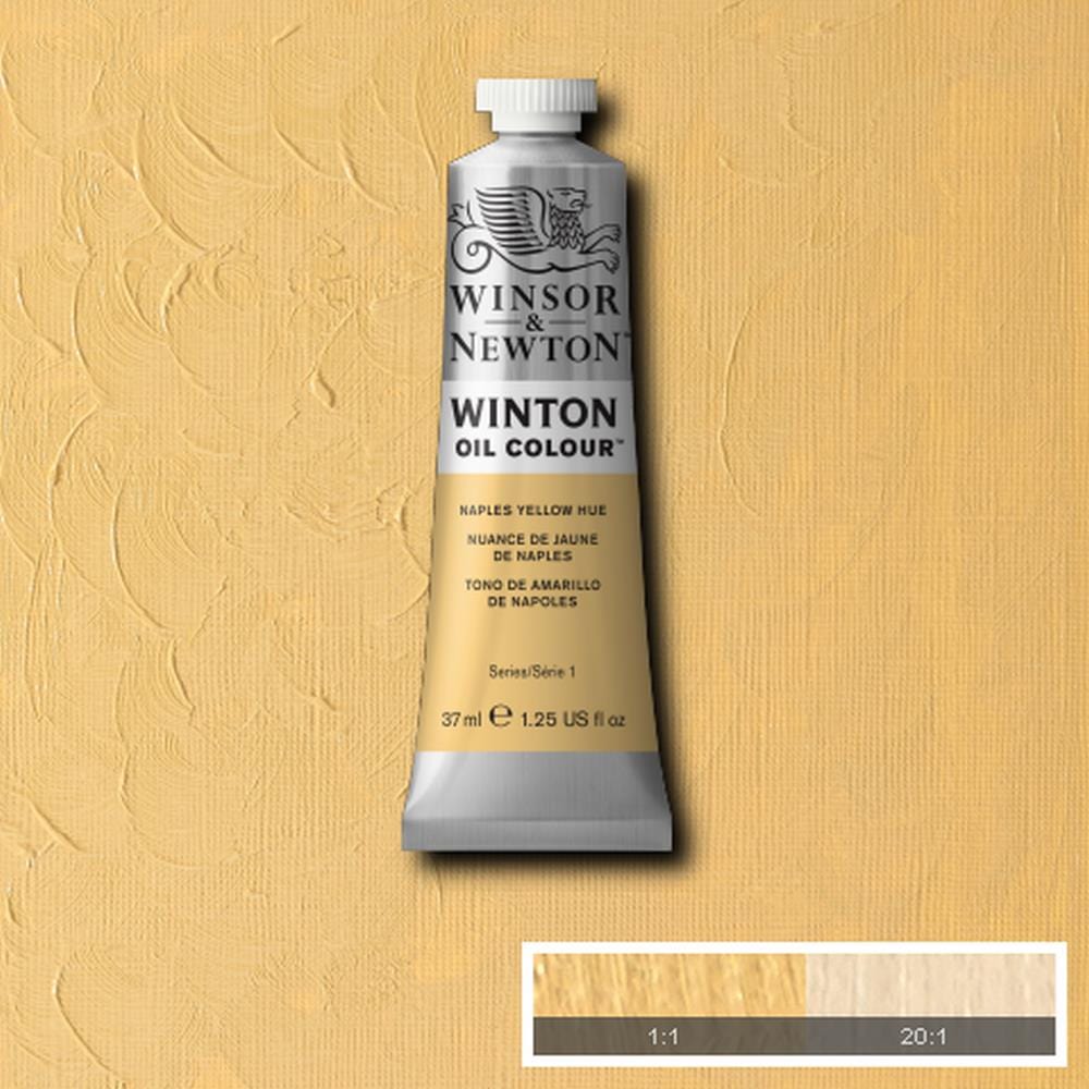 Load image into Gallery viewer, Winsor &amp;amp; Newton Oil Colour NAPLES YELLOW HUE Winsor &amp;amp; Newton - Winton Oil Colour - 37mL Tubes - Series 1
