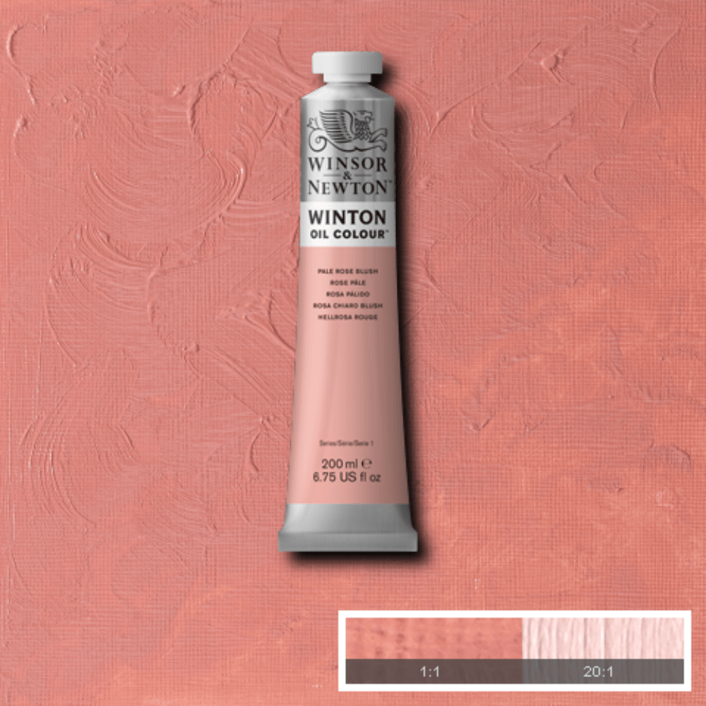 Winsor & Newton Oil Colour Pale Rose Blush - 257 Winsor & Newton - Winton Oil Colour - 200mL Tubes - Series 1