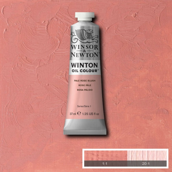 Winsor & Newton Oil Colour PALE ROSE BLUSH Winsor & Newton - Winton Oil Colour - 37mL Tubes - Series 1