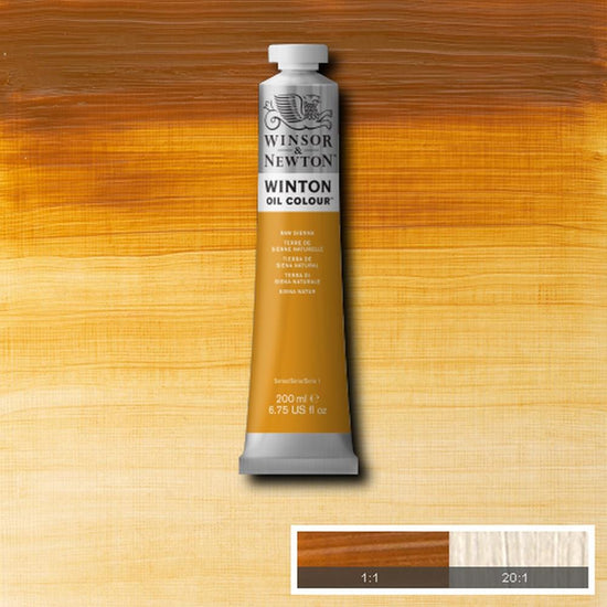Winsor & Newton Oil Colour RAW SIENNA Winsor & Newton - Winton Oil Colour - 200mL Tubes - Series 1
