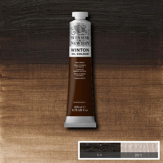 Load image into Gallery viewer, Winsor &amp;amp; Newton Oil Colour RAW UMBER Winsor &amp;amp; Newton - Winton Oil Colour - 200mL Tubes - Series 1
