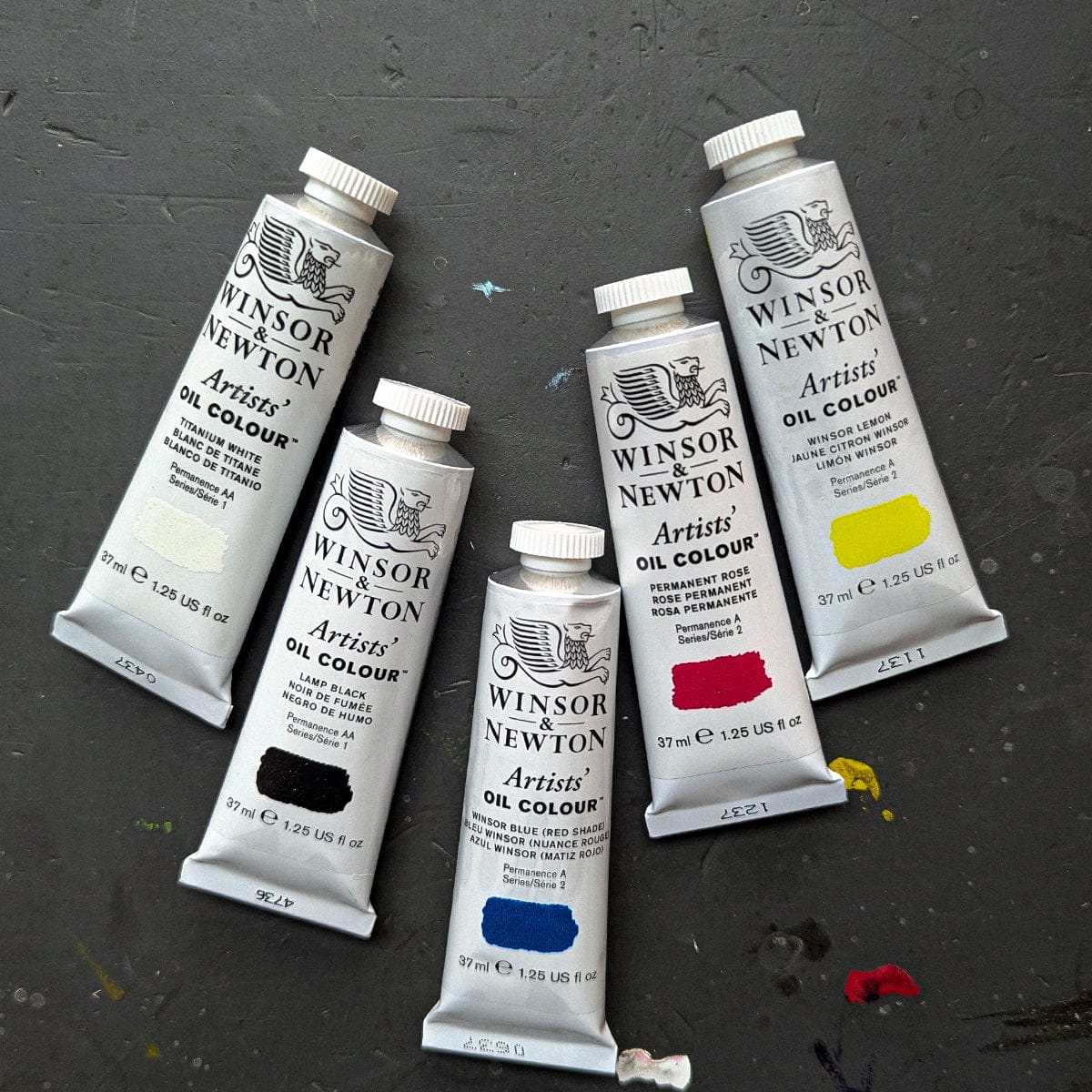 Winsor & Newton Oil Colour Set Winsor & Newton - Artists' Oil Colour - Primary Colours Tube Set - 5 x 37mL Tubes