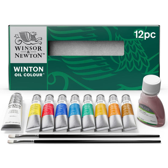 Winsor & Newton Oil Colour Set Winsor & Newton - Winton Oil Colour - Studio Set - 9 Colours - Item #1490620C