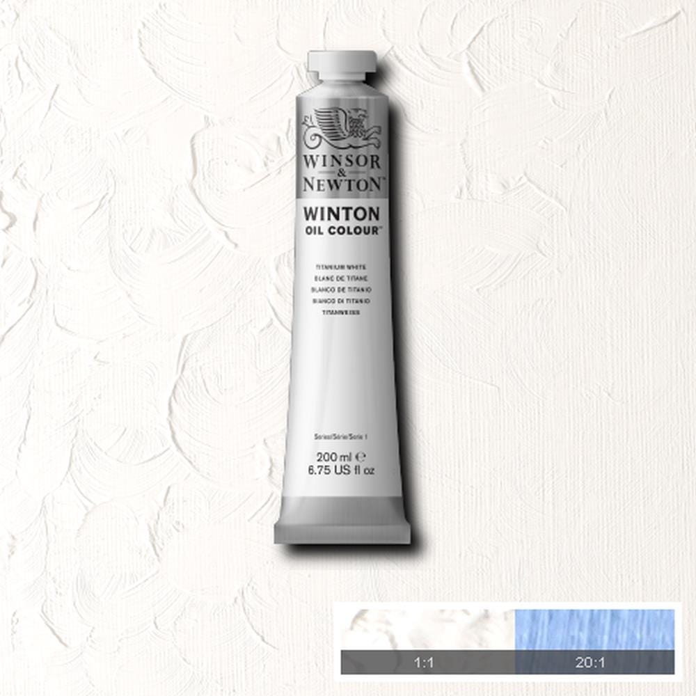 Load image into Gallery viewer, Winsor &amp;amp; Newton Oil Colour TITANIUM WHITE Winsor &amp;amp; Newton - Winton Oil Colour - 200mL Tubes - Series 1

