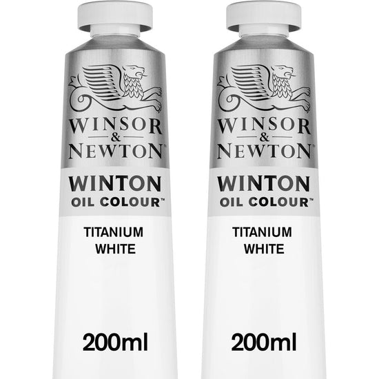 Winsor & Newton Oil Colour Winsor & Newton - Winton Oil Colour - 2x Titanium White 200ml - Item #1490689