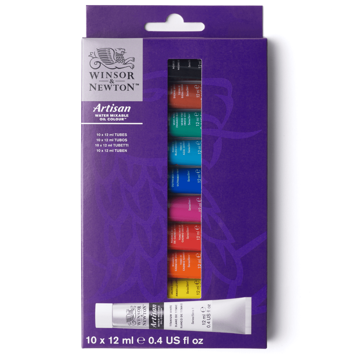 Winsor & Newton Water Mixable Oil Colour Set Winsor & Newton - Artisan Water Mixable Oil Colour - Set of 10 x 12mL Tubes