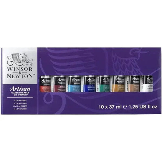 Winsor & Newton Water Mixable Oil Colour Set Winsor & Newton - Artisan Water Mixable Oil Colour - Set of 10 x 37mL Tubes