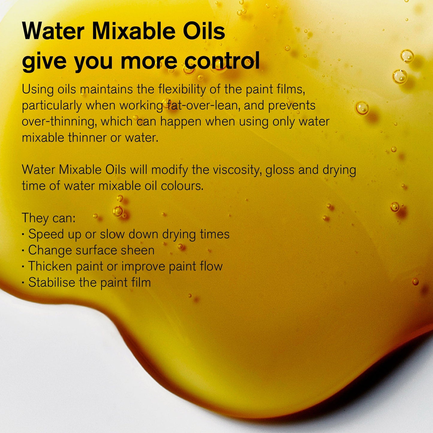 Winsor & Newton Water Mixable Oil Medium Winsor & Newton - Artisan - Linseed Oil - 75mL Bottle - Item #3221723