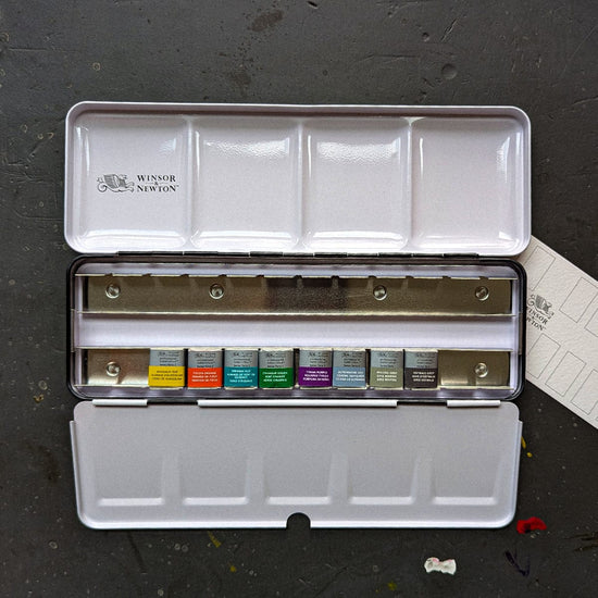 Winsor & Newton Watercolour Set Winsor & Newton - Professional Watercolour - Revival Collection Tin - 8 Pieces